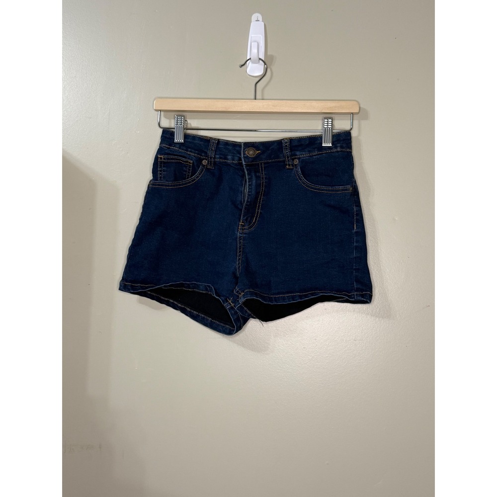 Ardene Basic Collection Dark Wash High Waisted Denim Shorts Womens Size 9